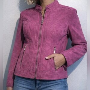 Conrad C Faux Suede Jacket